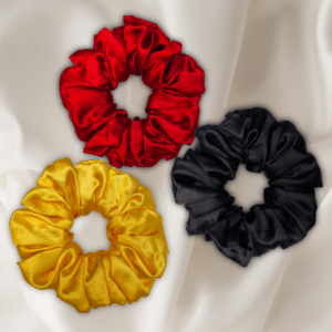 Bold Impressions Satin XL Scrunchies - Pack of 3