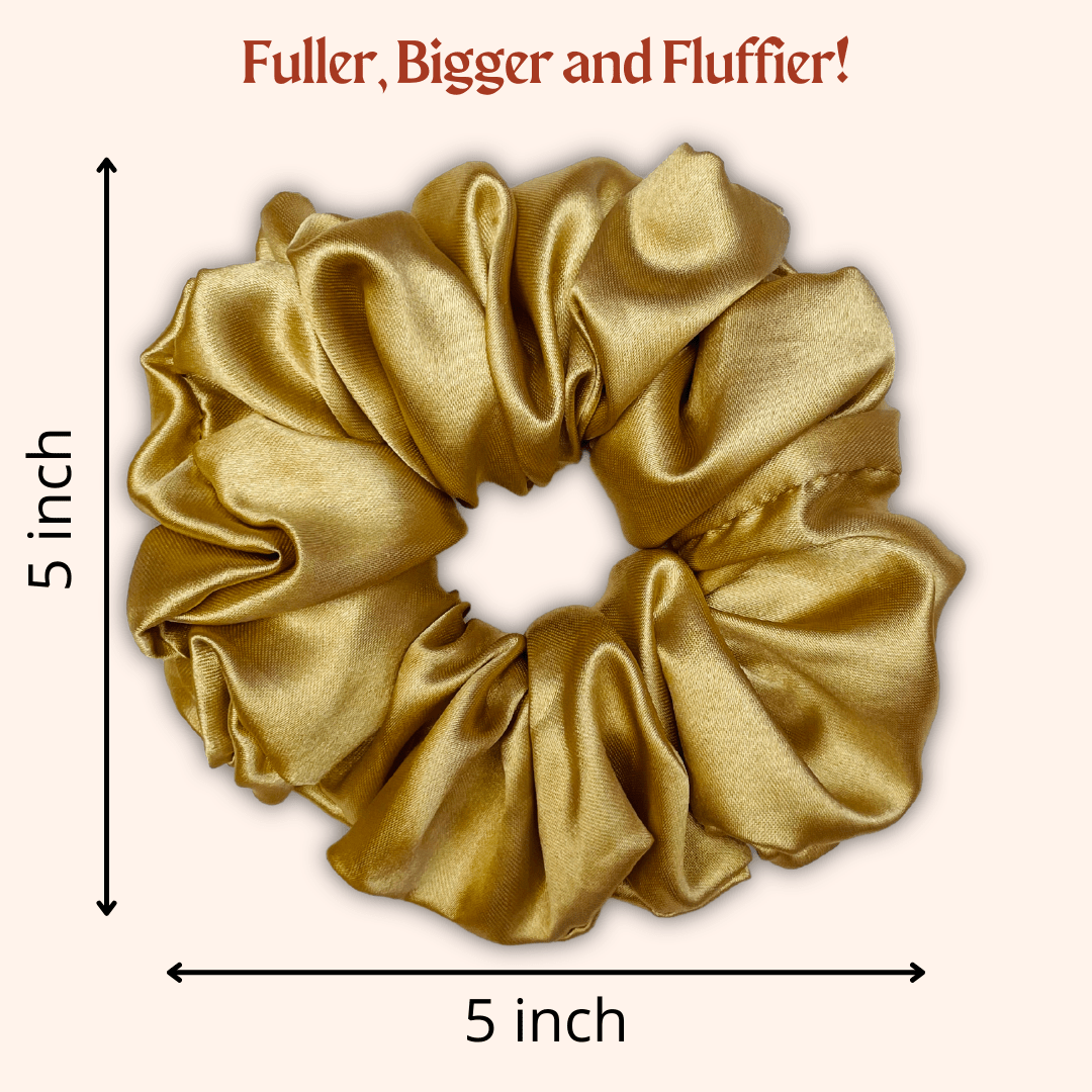 Carmelle Satin XL Scrunchie - Image 2