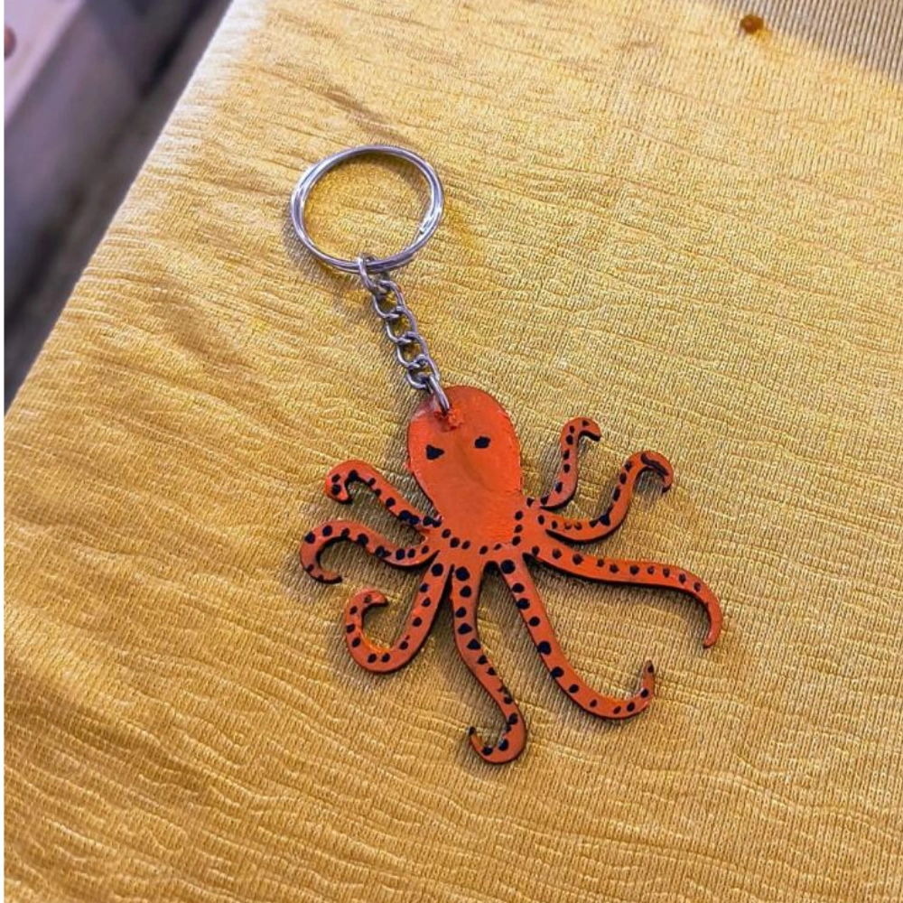 Octopus - Sea Animal Cutout Coloured