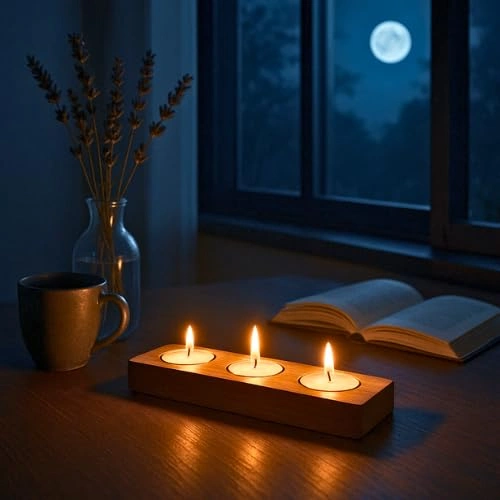 Rectangle Candle Stand - 8 x 2.4 inch