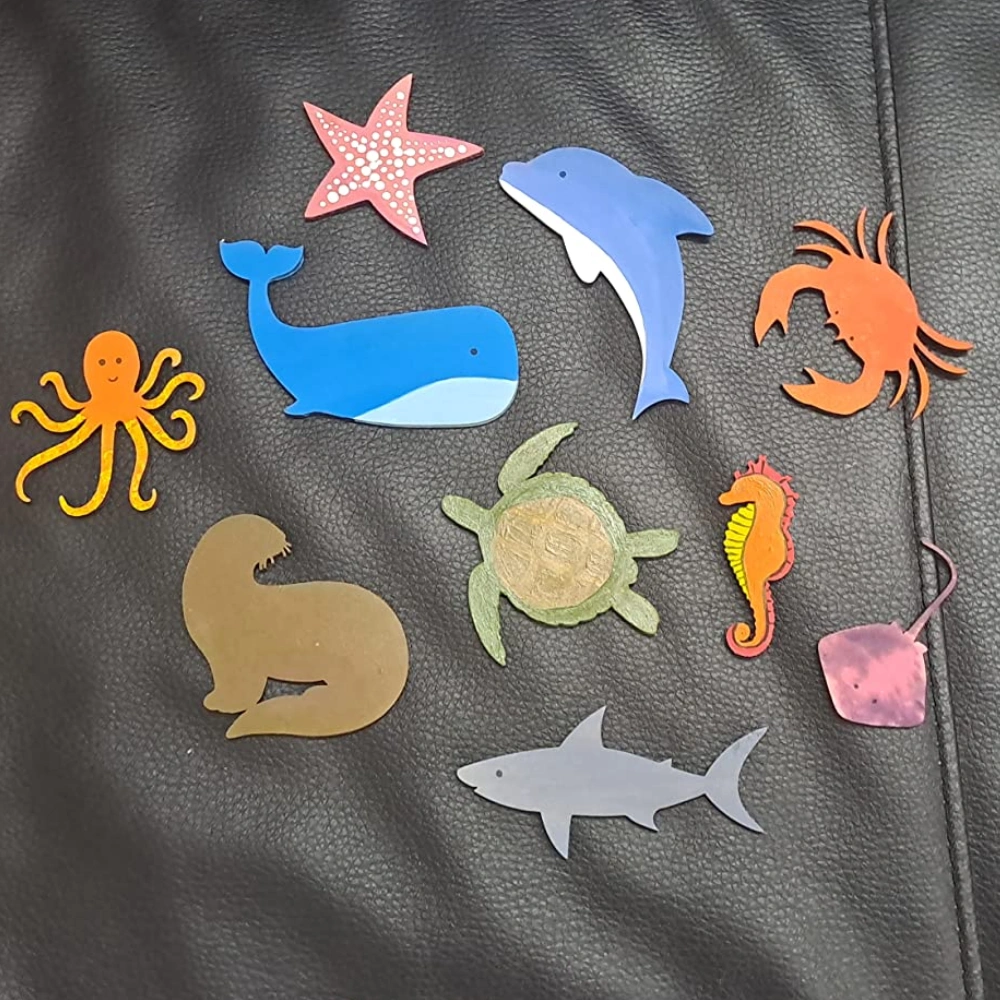 Sea Animals Cutouts Coloured