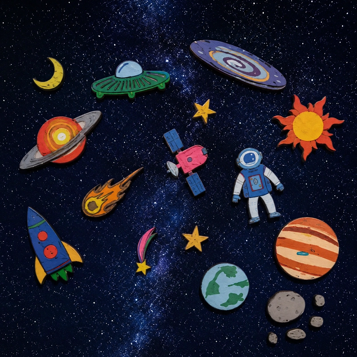 Space Exploration in Night Sky - Experience Collection - Bonjoy Fashion and Decor